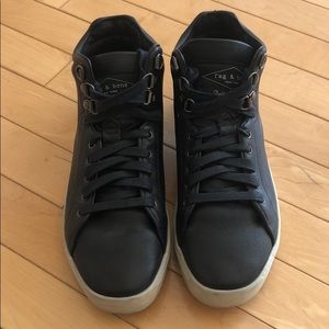 Rag & Bone Leather High-Top Sneakers
